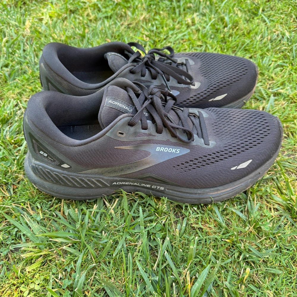 Brooks Adrenaline GTS 23 110391-1D-020 Sneakers Mens US 10.5 Black Running Shoes